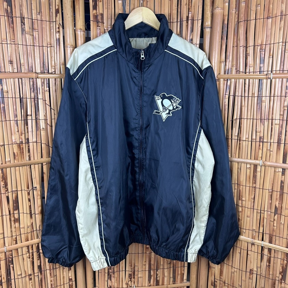 G-III Sports‎ by Carl Banks Pittsburgh Penguins Men's Jacket Full Zip XL Hockey